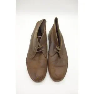 Clarks | Shoes | Clarks Brown Leather Casual Lace Up Chukka  display picture 2